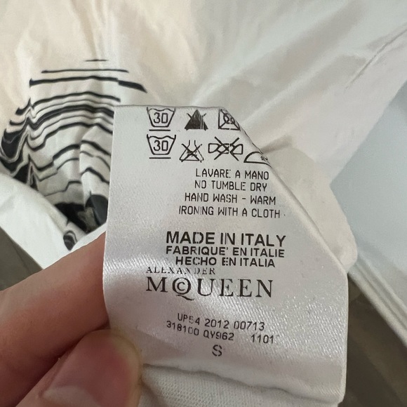 Alexander McQueen men’s tee shirt short sleeve - Picture 4 of 4